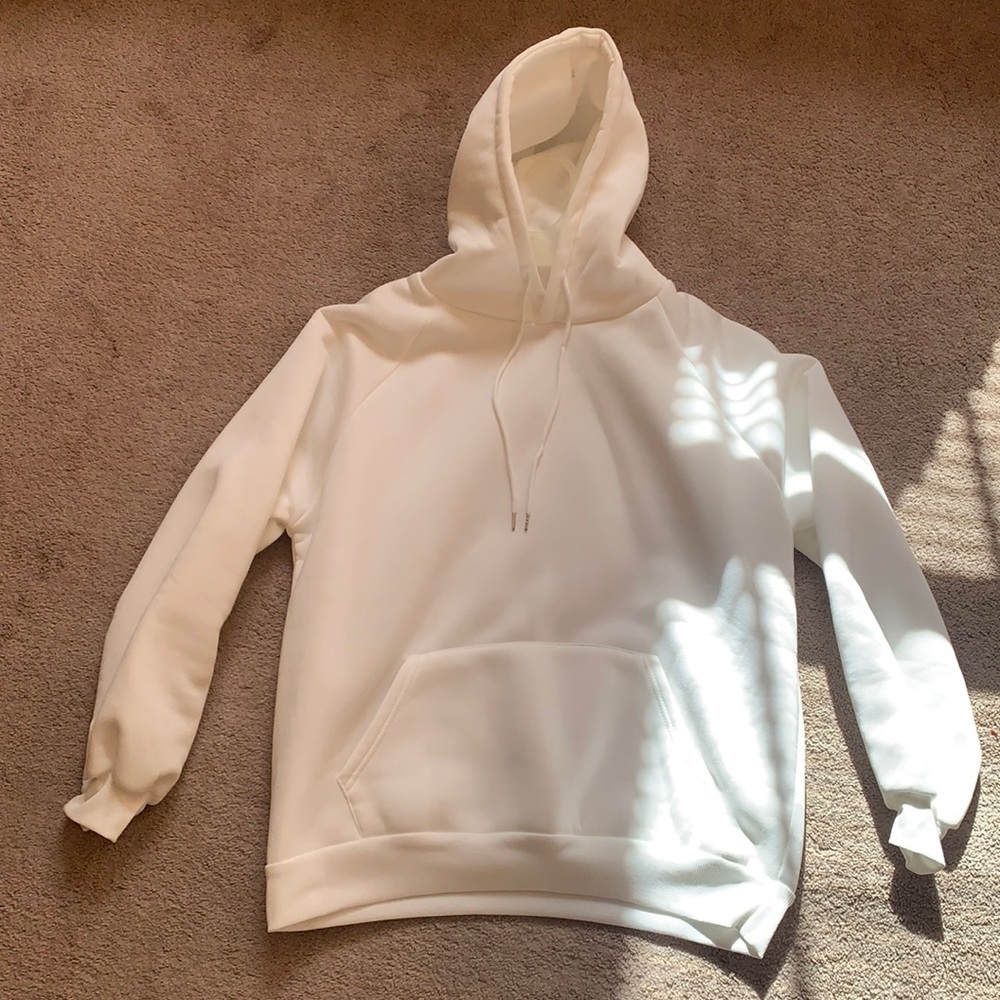 White hoodie